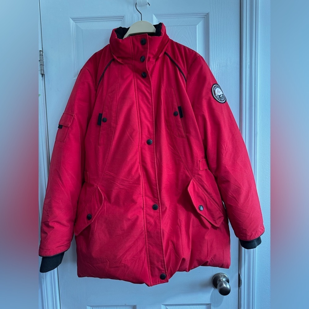 Alpinetek Red Winter Down Coat